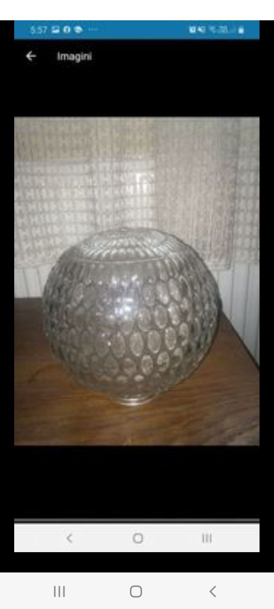 Glob sticla pentru lampa perete