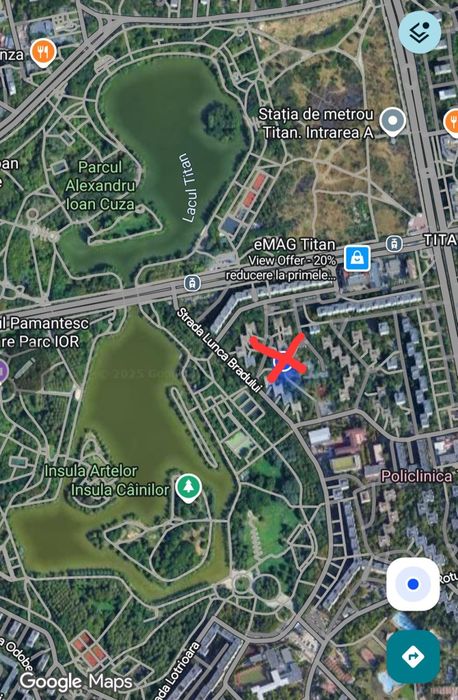 Apartament 3 camere semidecomandat, Titan, parc IOR, proprietar