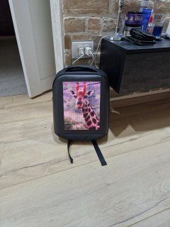 Продаются рюкзаки с Led экраном.