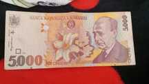 Bancnotă 5000 lei vechi