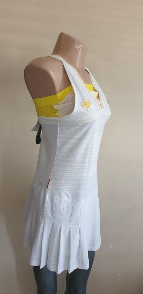 Lacoste X Roland Garros Dress 40 / M НОВО ОРИГИНАЛ Дамска Спортна Рокл