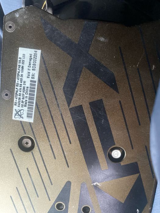 Видеокарта RX 470 RS 4GB