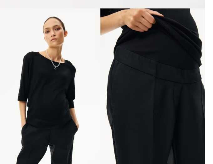 Vand pantaloni eleganti la dunga gravide