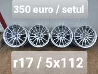 Jante aluminiu ORIGINALE r17 / Audi Vw Skoda Seat / 5x112 / ET 29