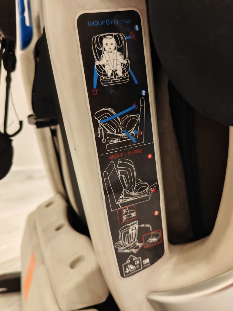 Детско столче за кола Kikka boo 0-1-2-3 (0-36 кг) 4 Strong Mint Isofix