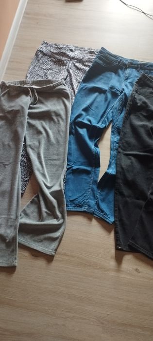 Дънки, клин и плюш долнище подарявам М размер