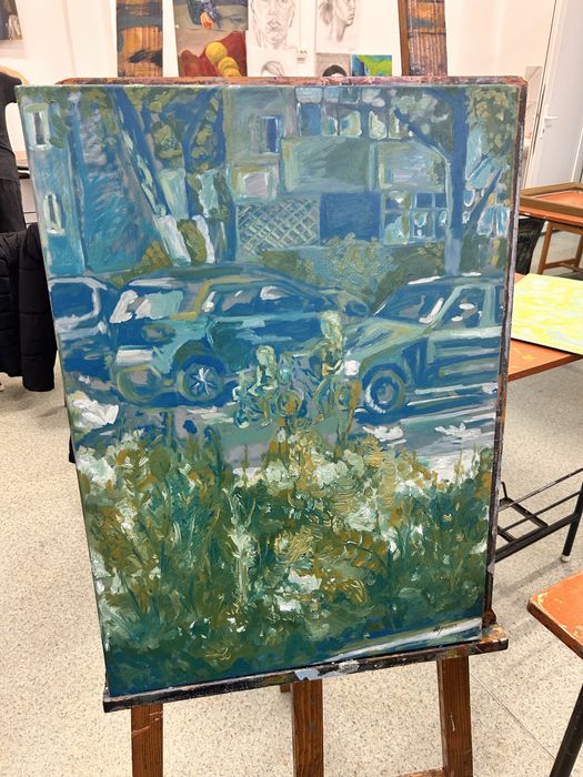 Pictură pe pânză în ulei