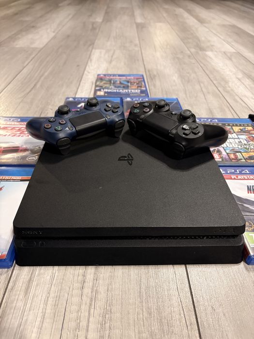 Ps4 slim 500gb +7jocuri