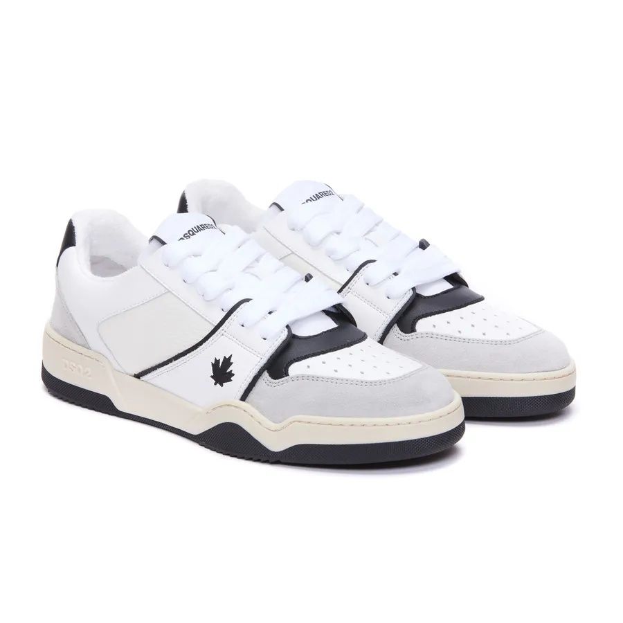 Мъжки кецове DSQUARED2 White Spiker Sneakers номер 43