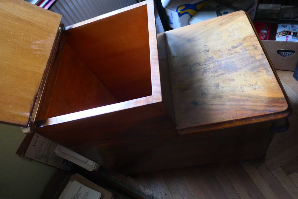 Noptiere Lemn Masiv Cu sertar si 2 usi compartimente Vintage Retro