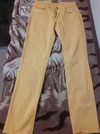 Pantaloni Zara galben