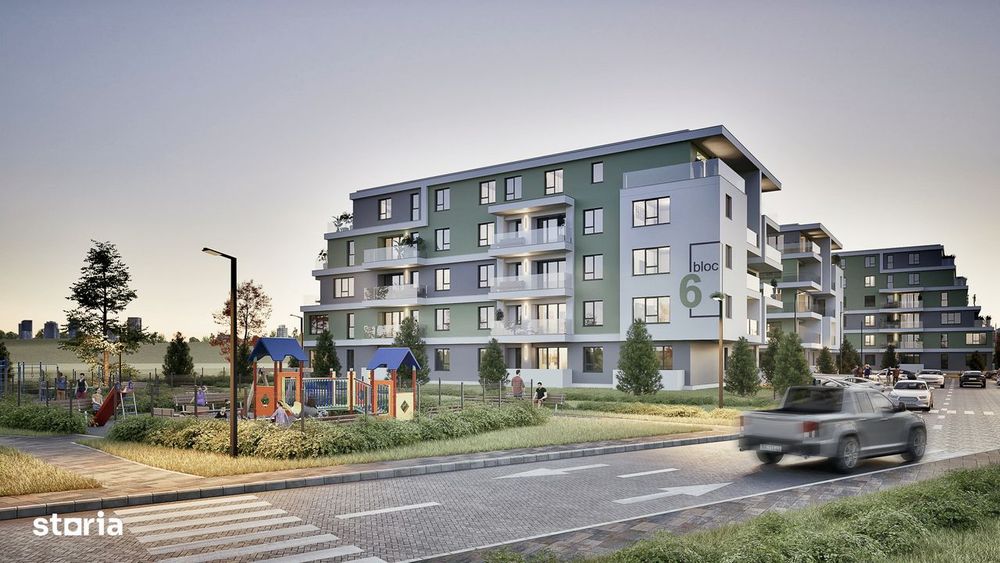 Apartament 4 camere luminoase cu Loc de Joacă la Doi Pași