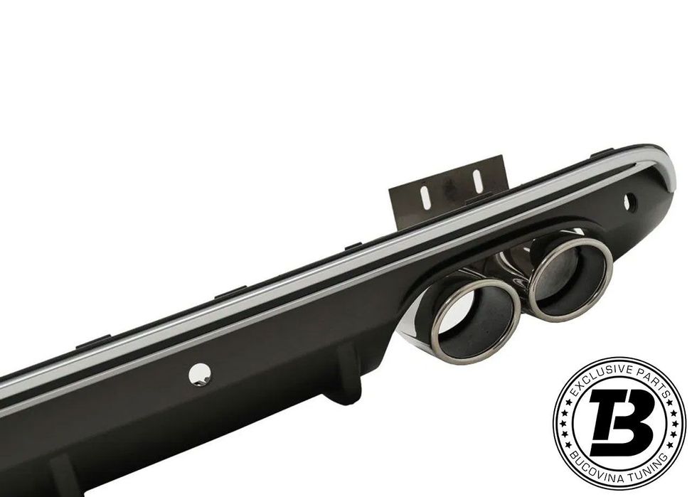 Difuzor Bara Spate cu Ornamente compatibil cu Audi Q5 8R RS Design