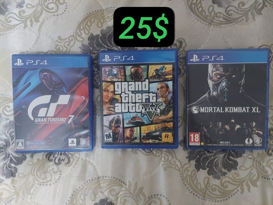 Playstation 4 uchun top o'yin disklari