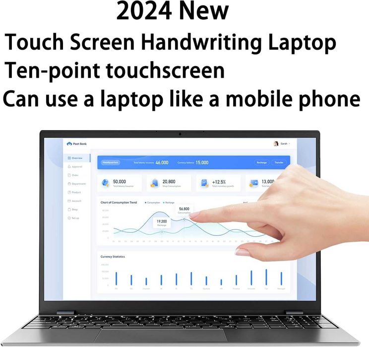 Laptop Leadbook T7 Pro cu TouchScreen. 16GB RAM+256GB SSD. Amprenta