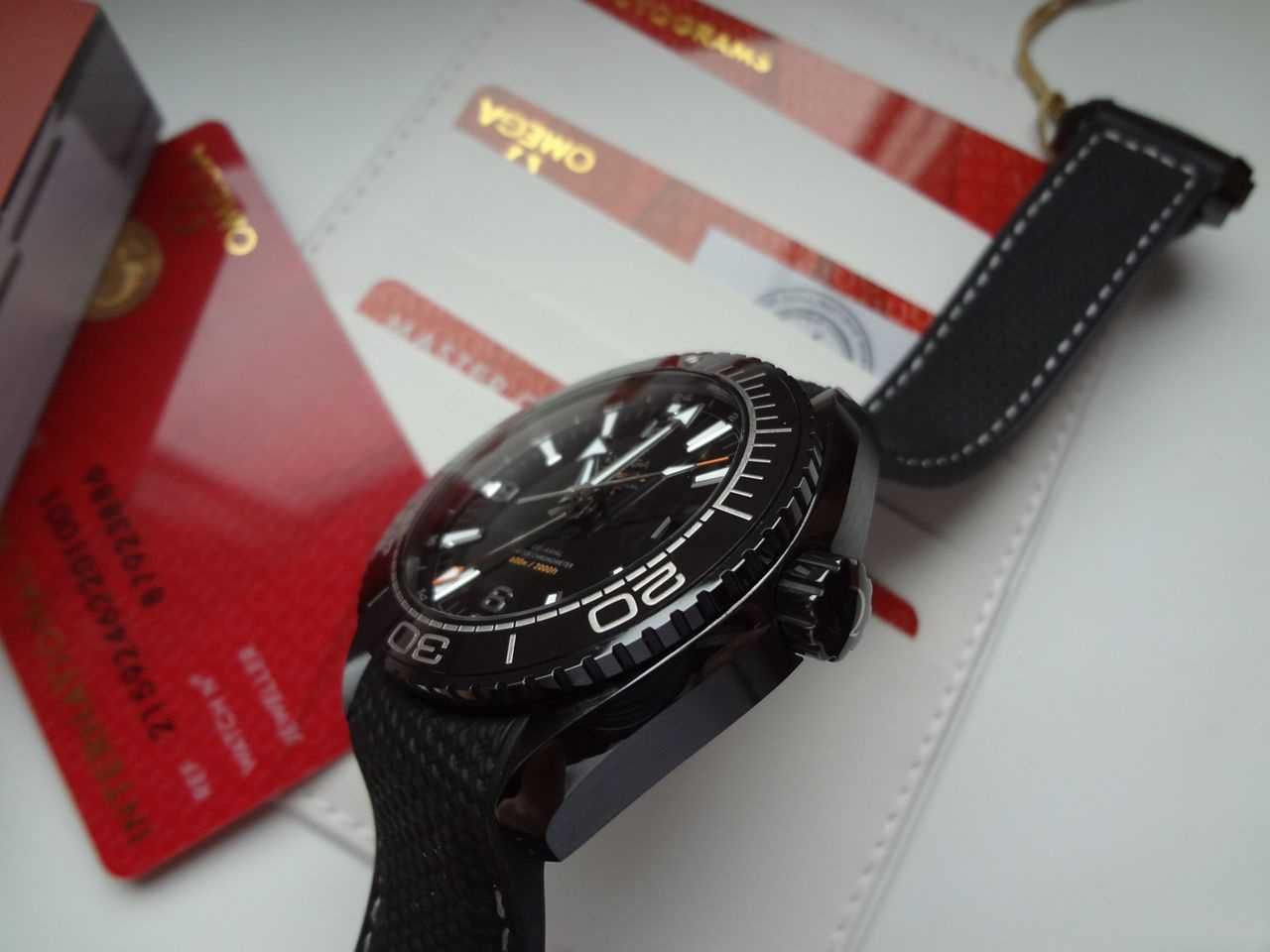 Omega Seamaster Planet Ocean Deep Black GMT