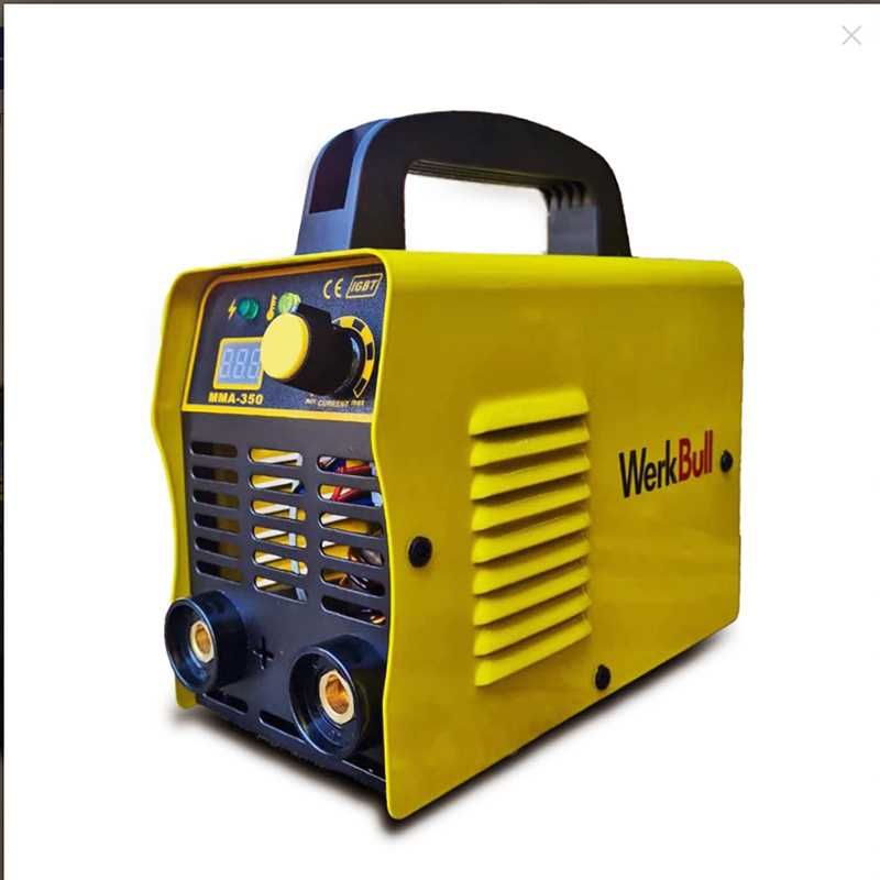 Комплект Инверторен Електрожен 400A + Ъглошлайф 125mm, 1200W, WerkBul