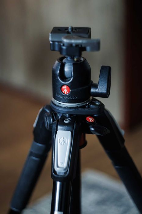 Trepied Manfrotto 190xprob + Cap Manfrotto 486 RC2