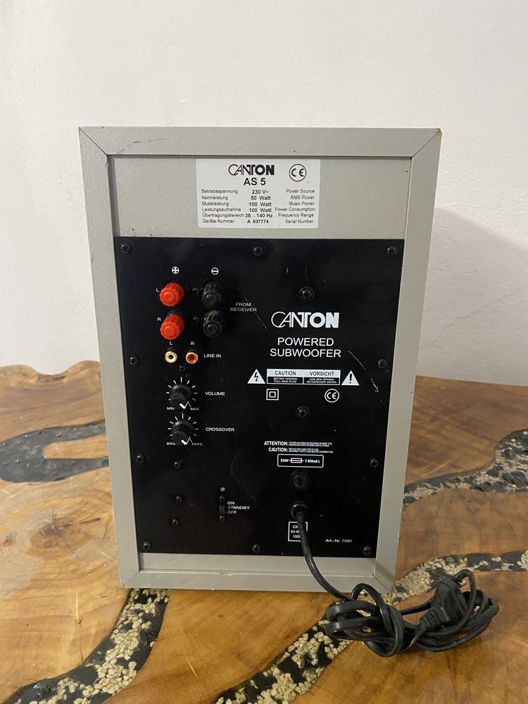 subwoofer canton as5