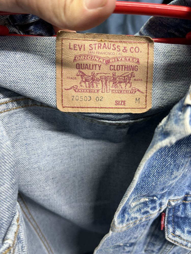 geaca denim levis vintage