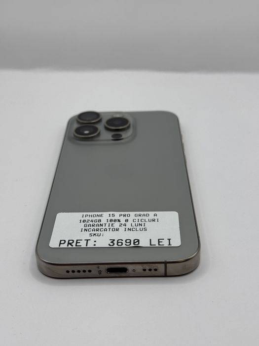 Iphone 15 Pro 1Terra Grad A Garantie Rate - zonemag.ro