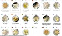 Сет 2 евро монети (възпоменателни) 2023-2025 / 2 Euro Coins