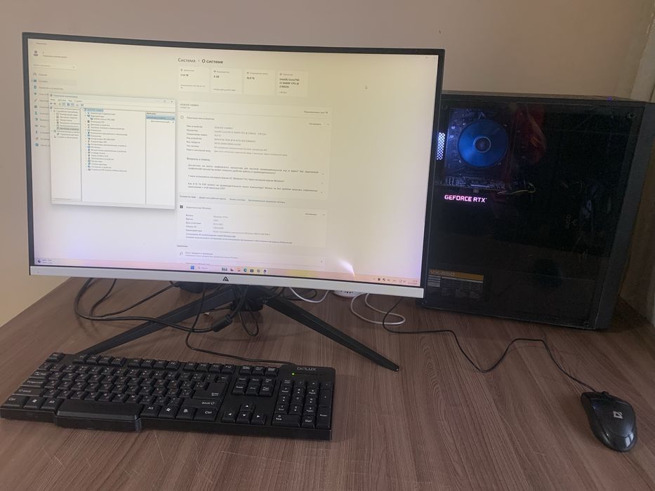Игровой компьютер с монитром
