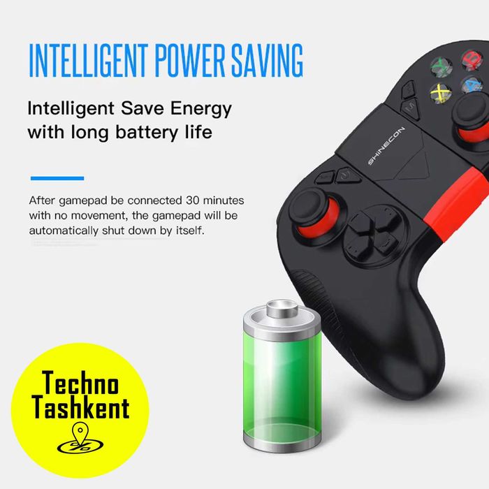 Геймпад-джойстик беспроводной Shinecon SCB04 с держателем под смартфон