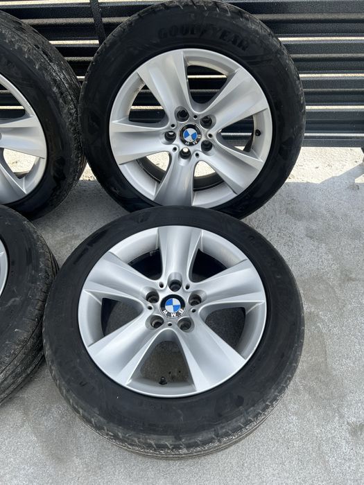 Jante 5x120  r17 bmw f10 f11 originale anvelope vara 225/55R17 Goodyer