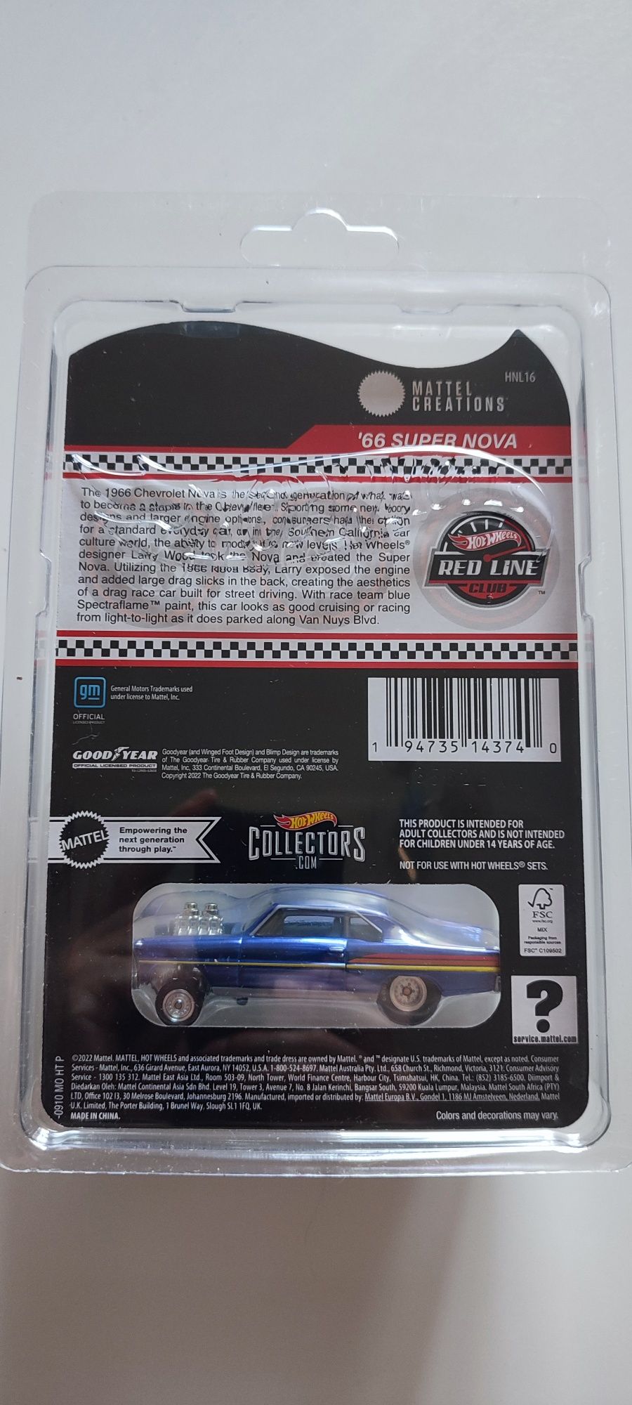 HotWheels RLC 66 Super Nova