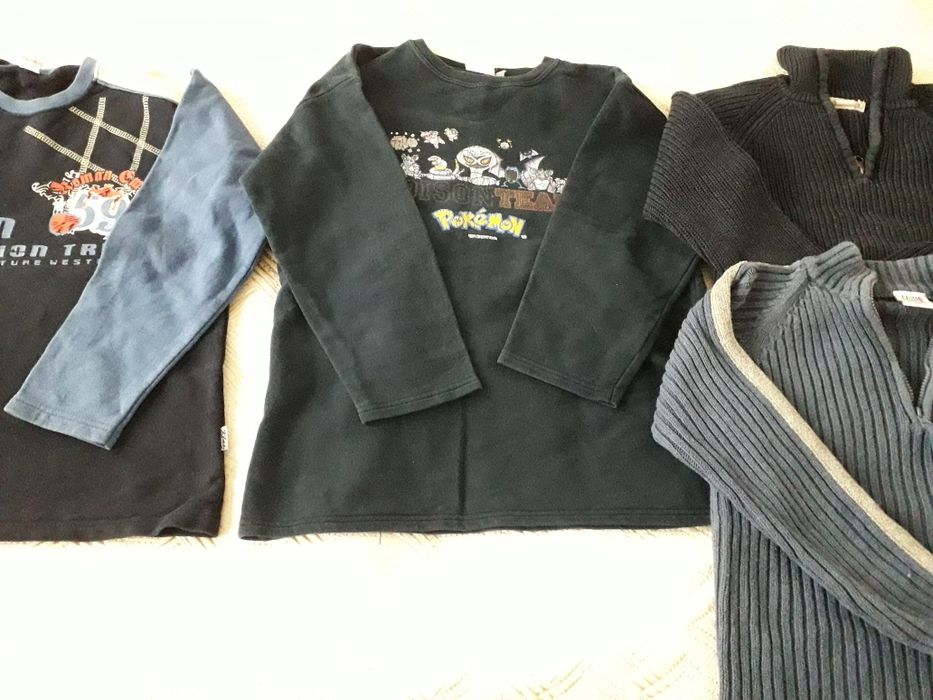 4 Зимни блузи с дълъг ръкав за момче  за 12 лв и подарък