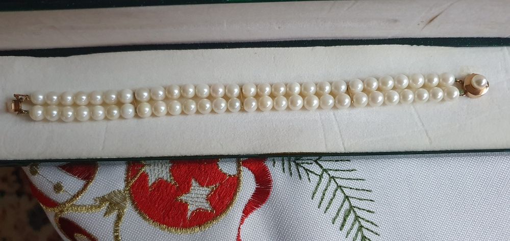 Bratara perle închizătoare 14k