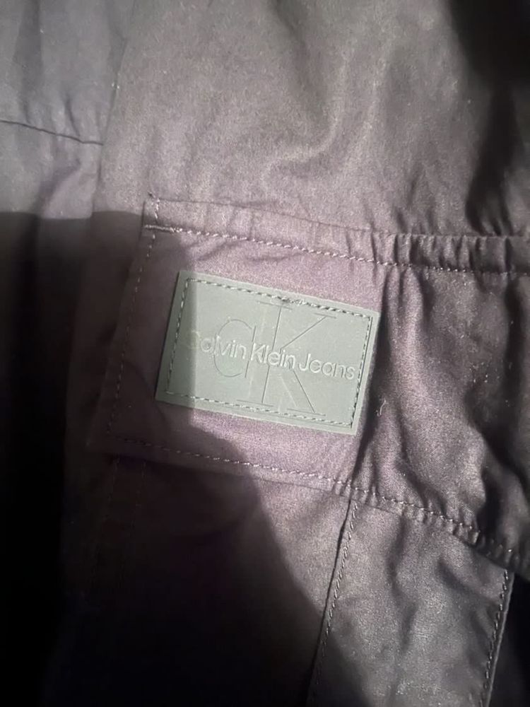 Риза - Calvin Klein Jeans Lightweight Utility Overshirt