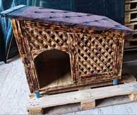 Дървена къщичка за куче