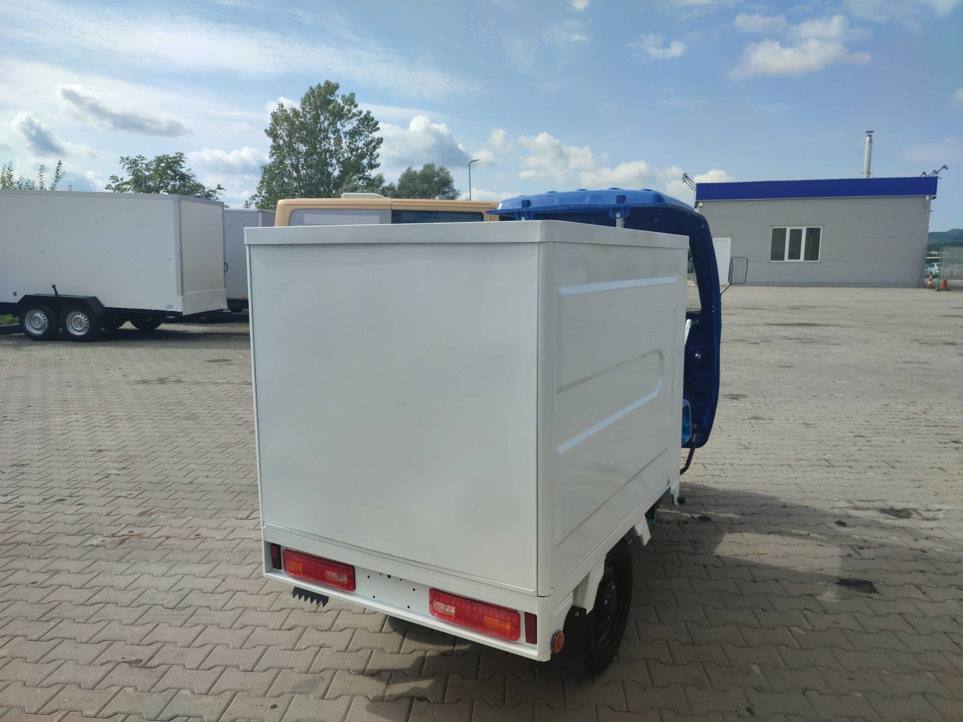 Triciclu electric marca Baisan Cargo CAB Agramix nou