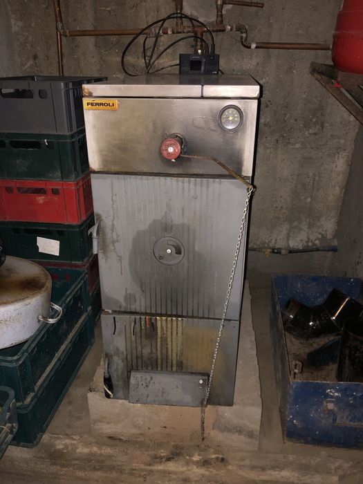 Centrală termică pe lemne Ferroli GF 18 - 50 kW - în stare bună