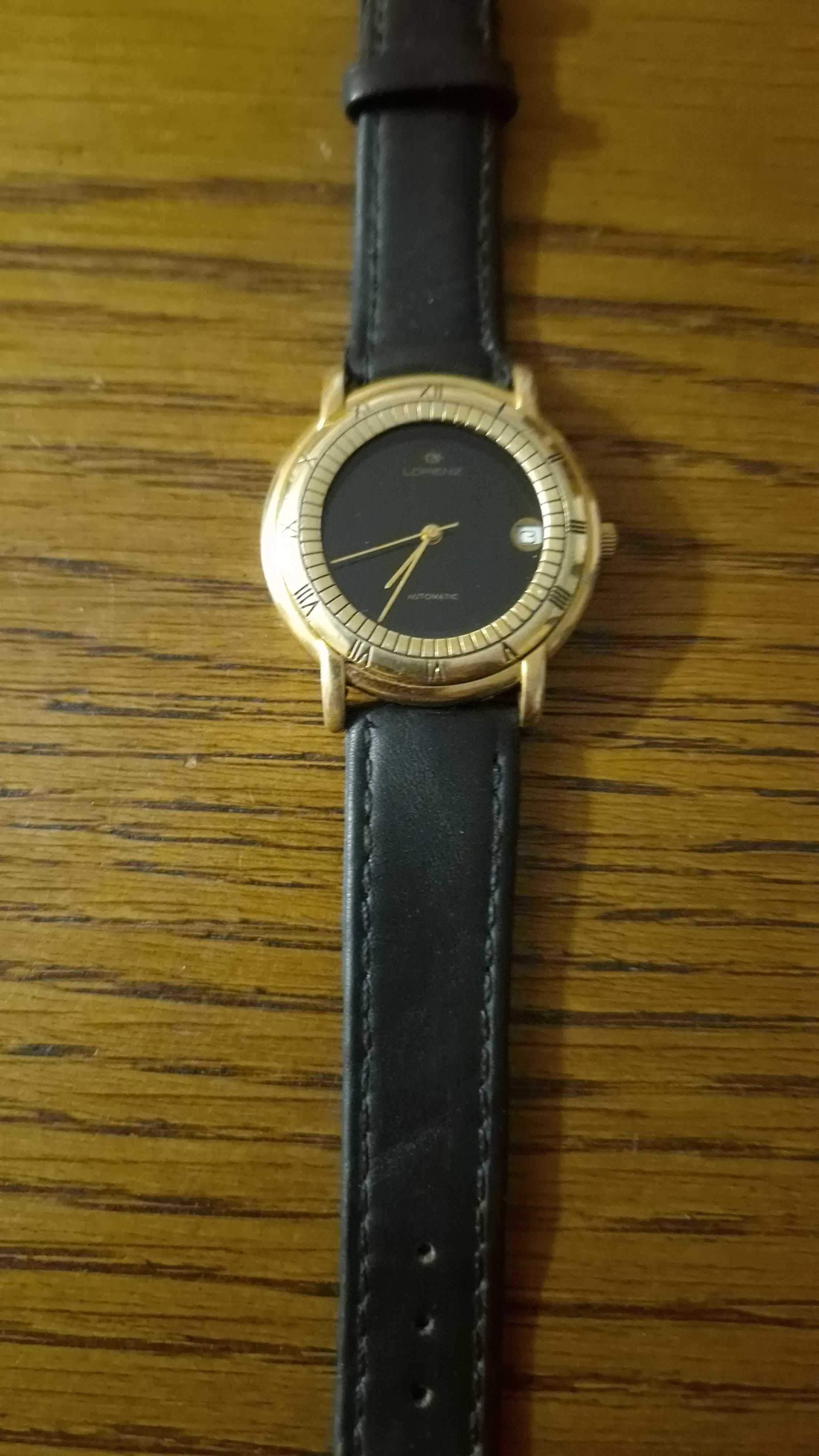 Ceas elvetian LORENZ automatic,capac spate cristal transparent