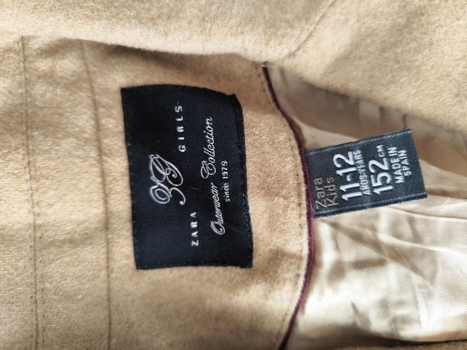 Sacou fetiță Zara lână 152(10-11 ani)