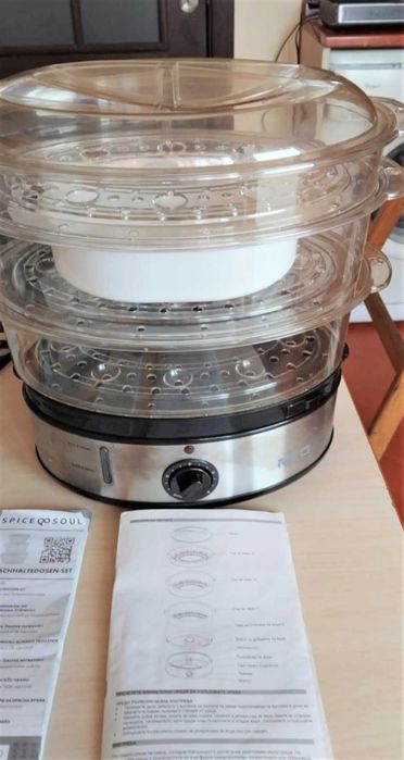 Уред за готвене на пара на 3 нива NEO - 9 литра