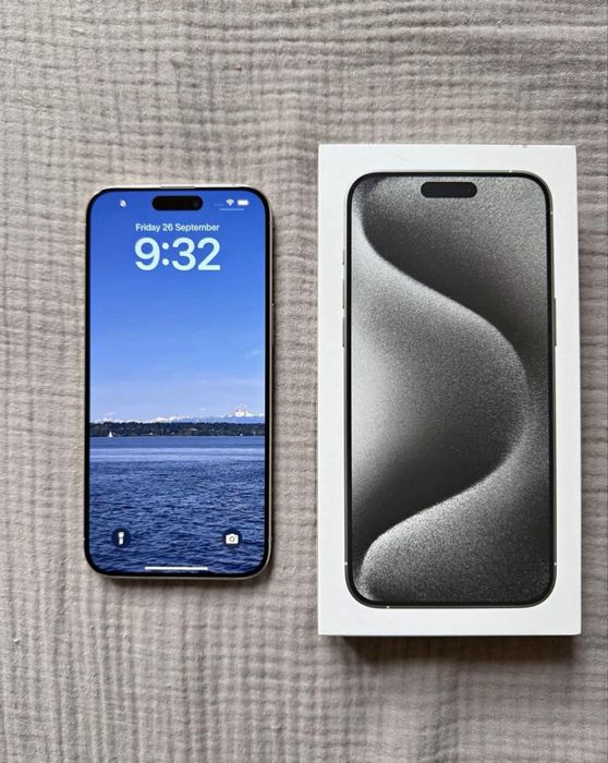 Iphone 15 pro max natural titanium