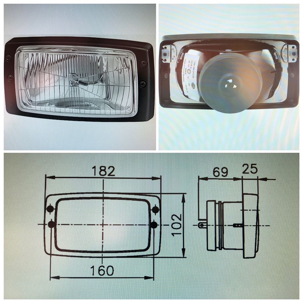 Faruri lampa semnalizare proiector stopuri tractor Fendt Jhon Deere