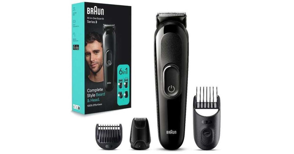 Aparat de tuns multifunctional Braun All-in-One Seria 3, 8-in-1, NOU