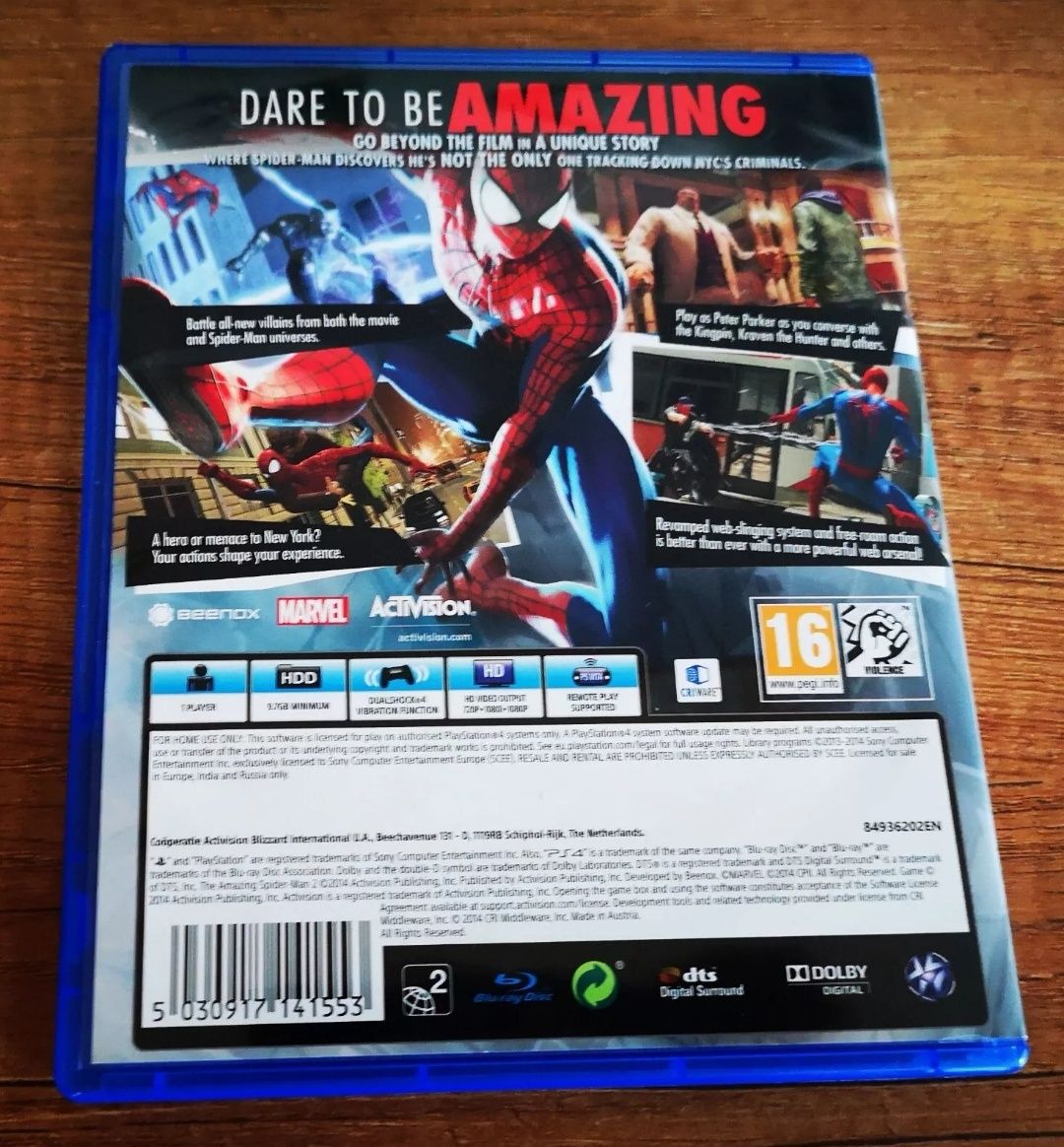 PS4 The Amazing Spider-man Playstation 4
