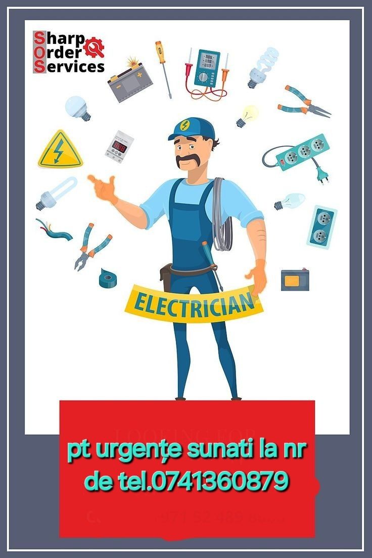 Reparații urgente electrician. Intervenție non-stop