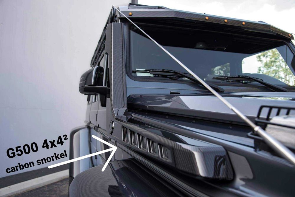 Карбон шнорхел за Mercedes G-class G350 G400 G500 G63 AMG