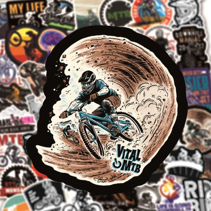 Стикери за декорация 50/100-Offroad/Bikes/Колелета/Планина/Колоездачи