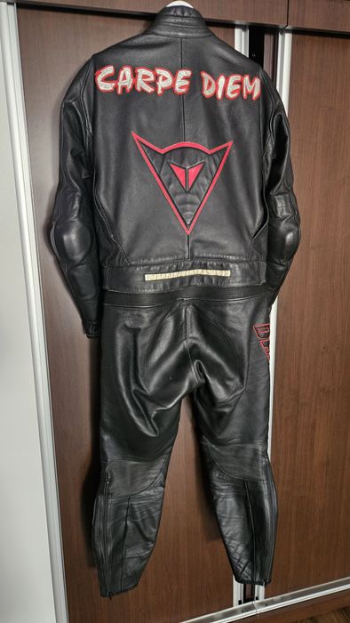 Costum piele moto Dainese marime 54