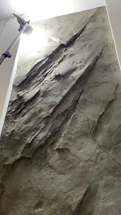 Скалы арт бетон имитация скал  зеркала  роспись стен