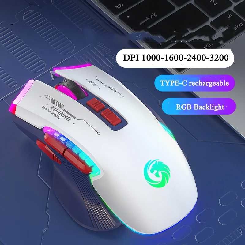 Мышка беспроводная игровая компьютерная для ноутбука и ПК