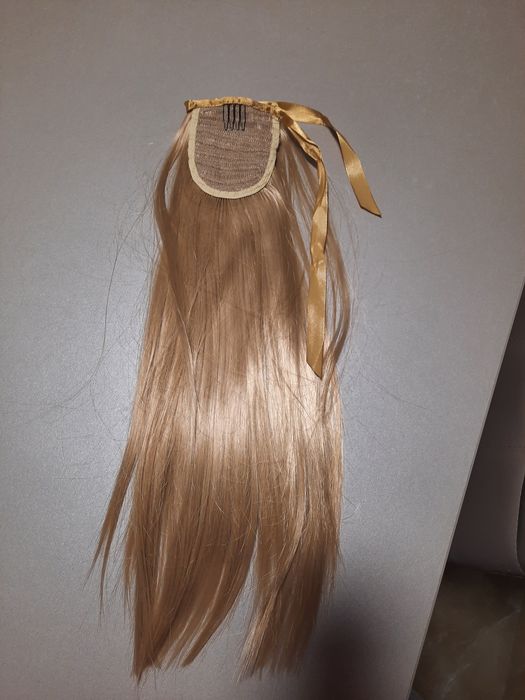 Extensii de păr - tip coada blond